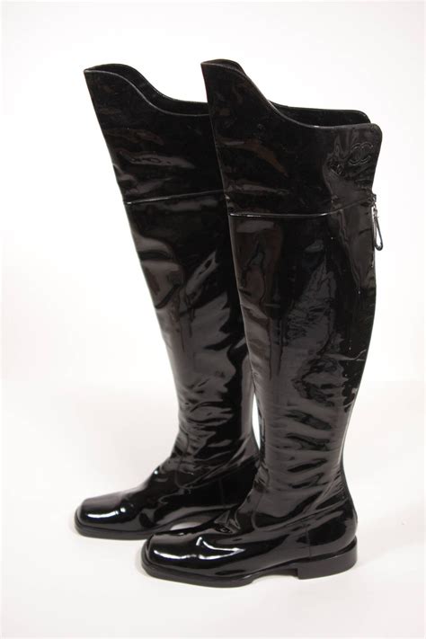 chanel oxford shoes womens black|chanel patent leather pirate boots.